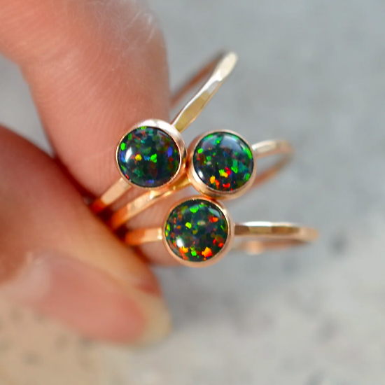 14K/18K Pear Shaped Vintage Opal Diamond Halo Engagement Ring White Gold